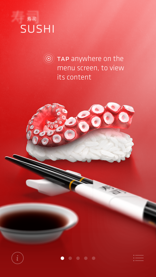 Sooshi Menu 1