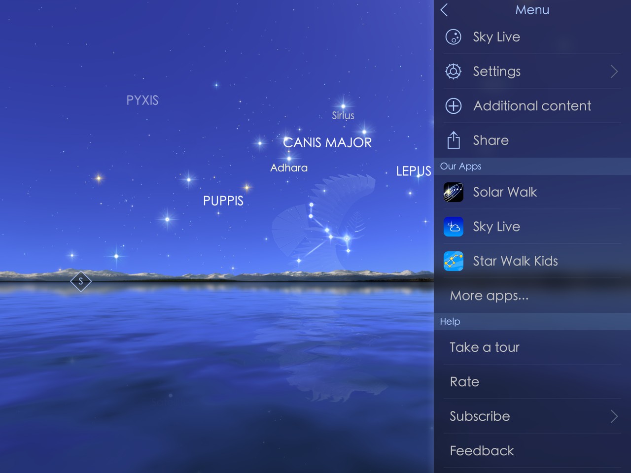 Star Walk™ 2 Star Walk 2 Setting