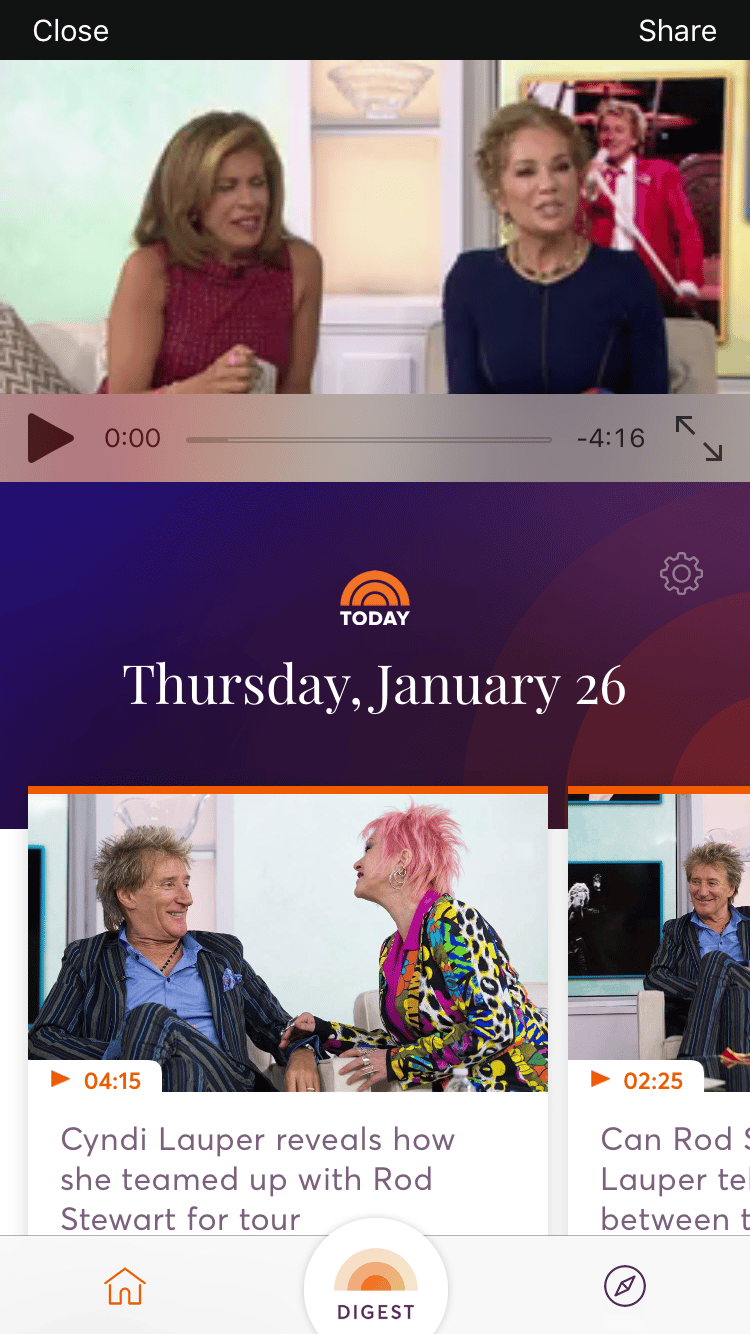 TODAY show Content