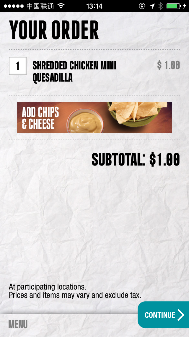 Taco Bell Order