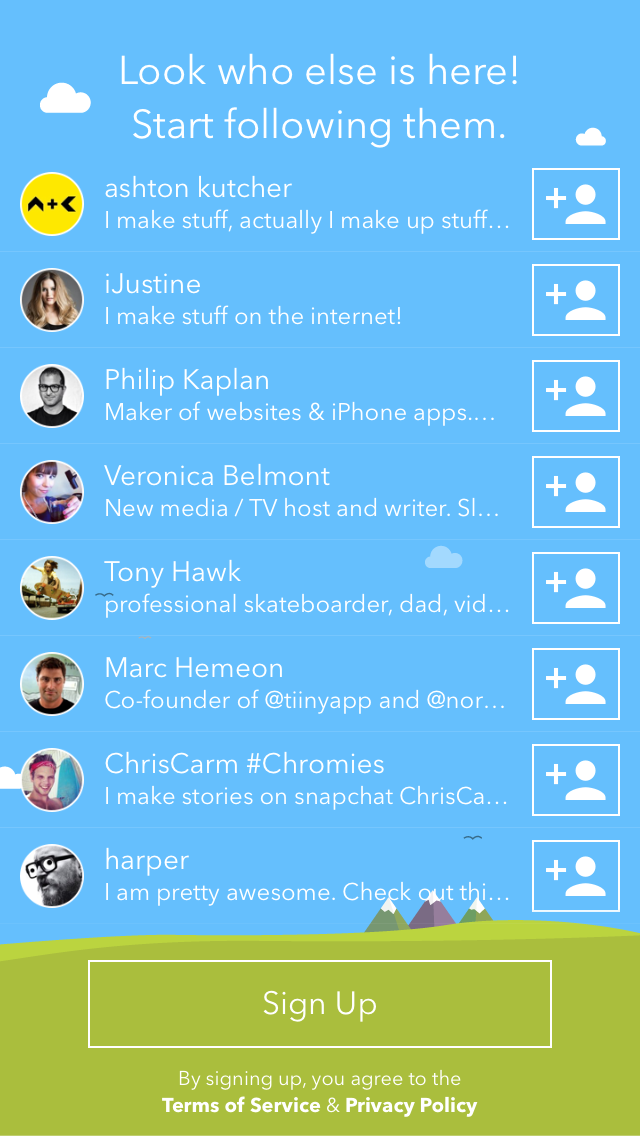 Tiiny Following