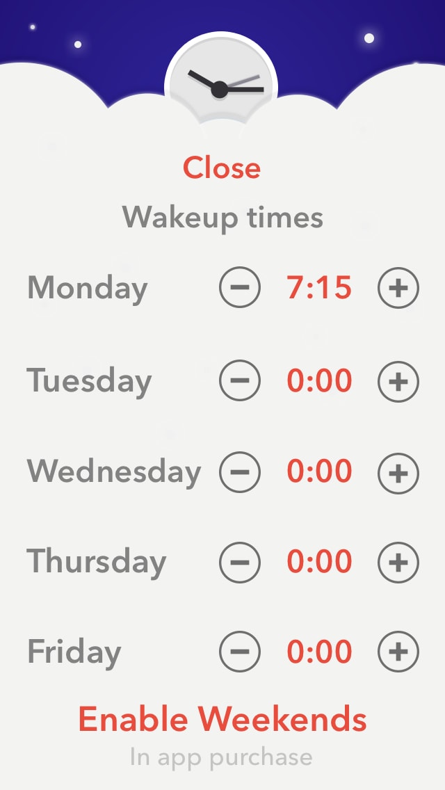 To bed List