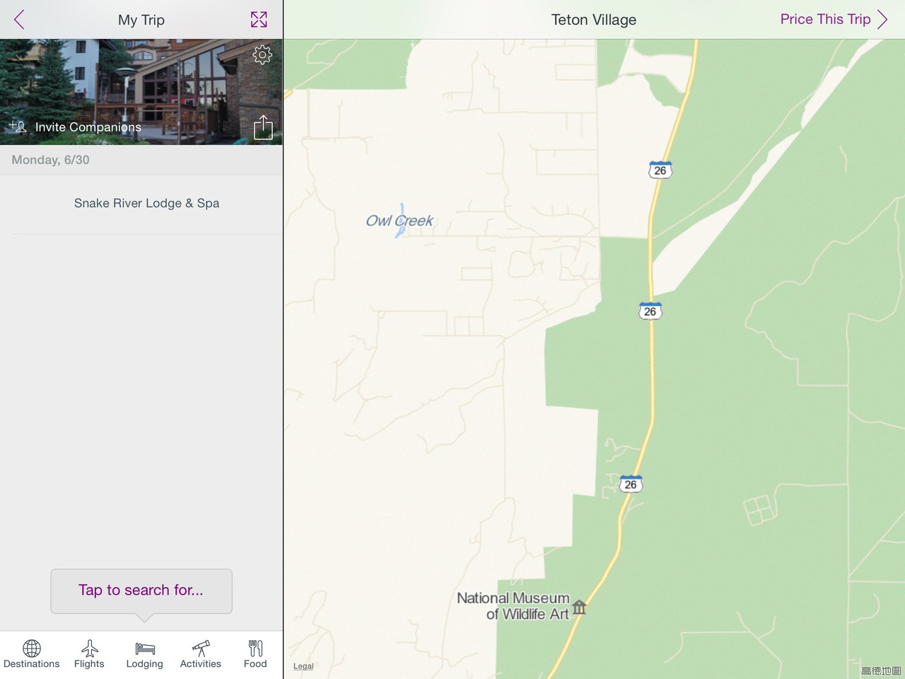 Tripshare Map