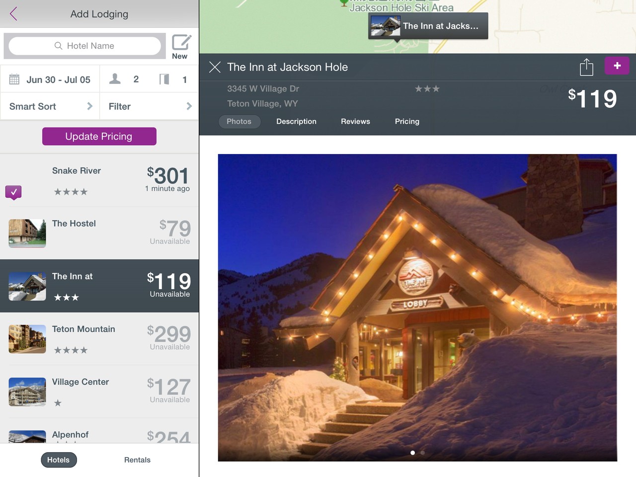 Tripshare Search