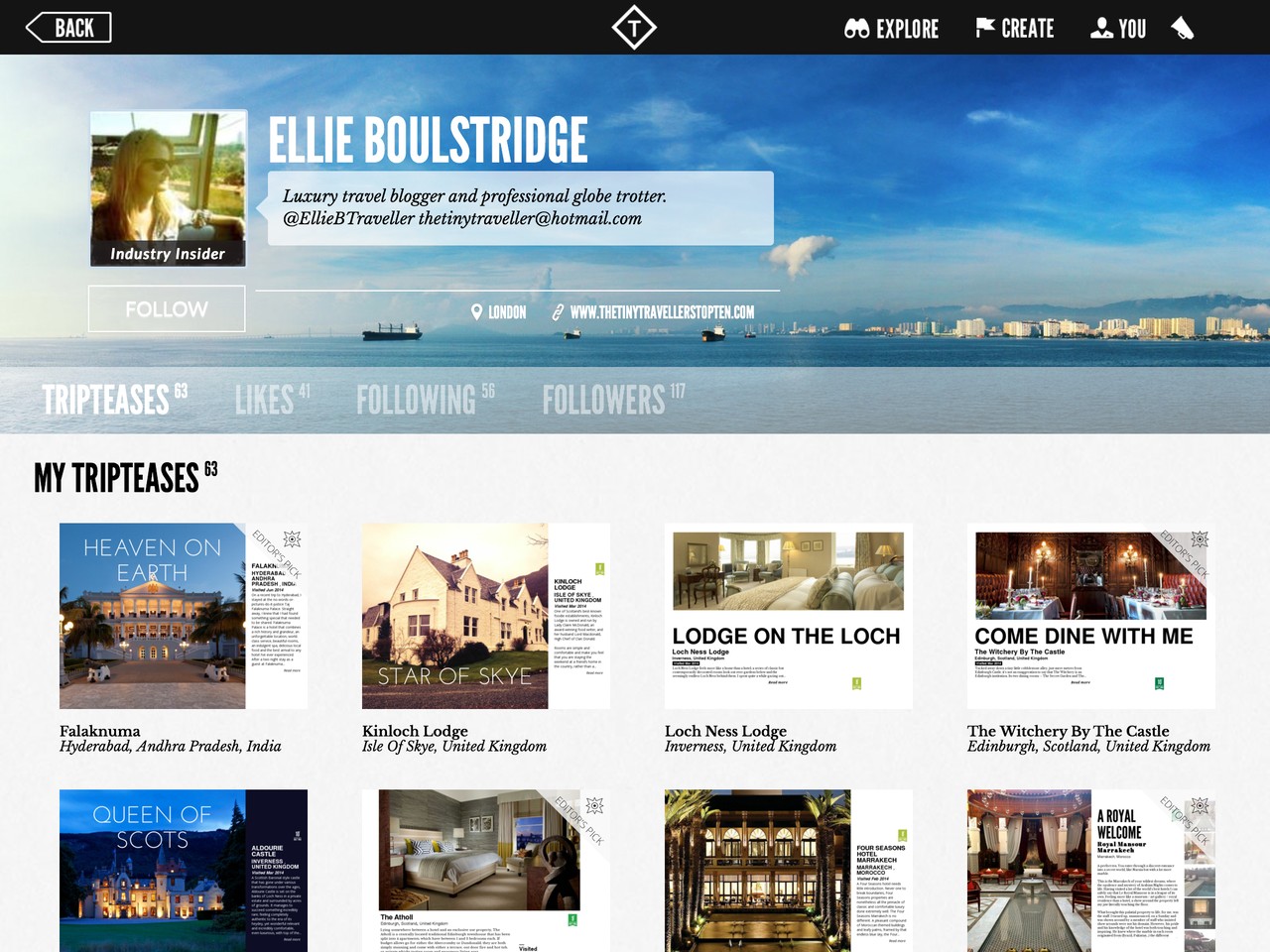 Triptease Profiles