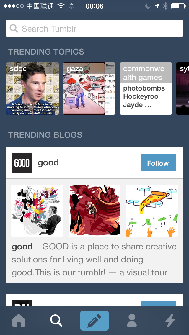 Tumblr Search