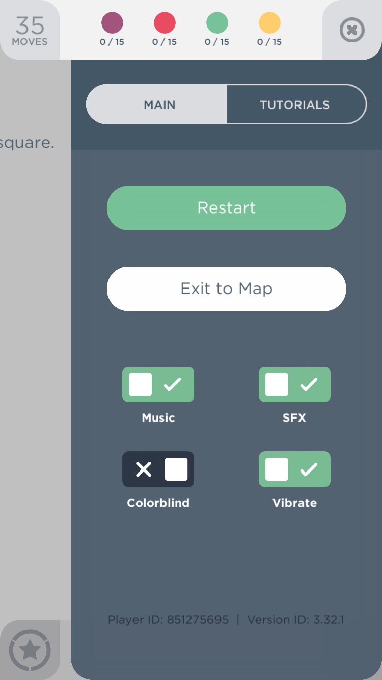 Two Dots Setting