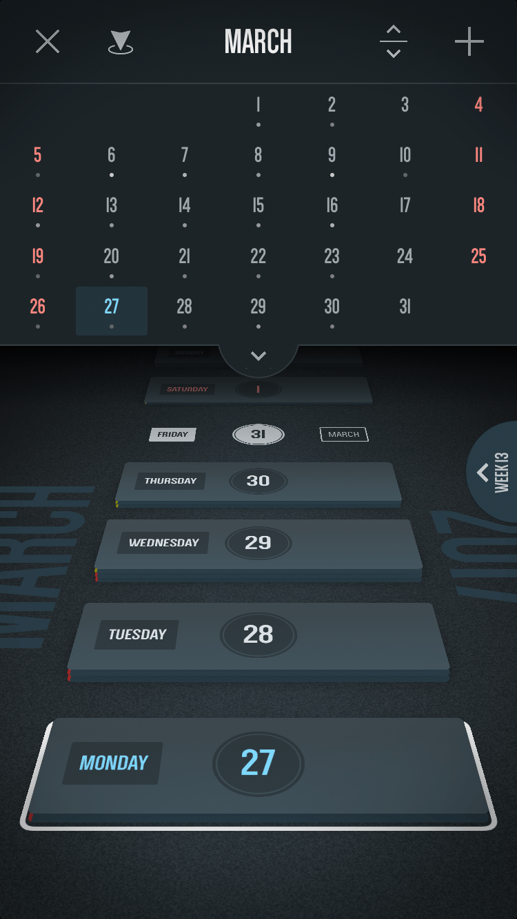 Vantage Calendar Home 2
