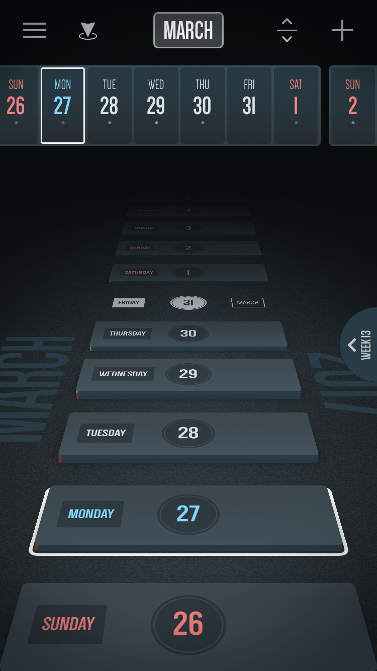 Vantage Calendar Home
