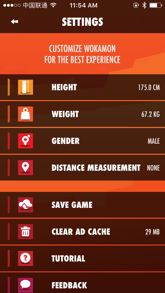 Wokamon Setting