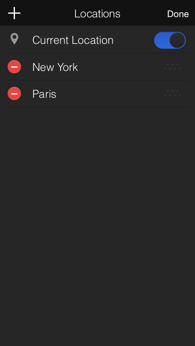 Yahoo Weather Locations
