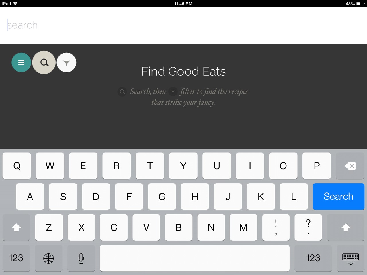 Yummly Search