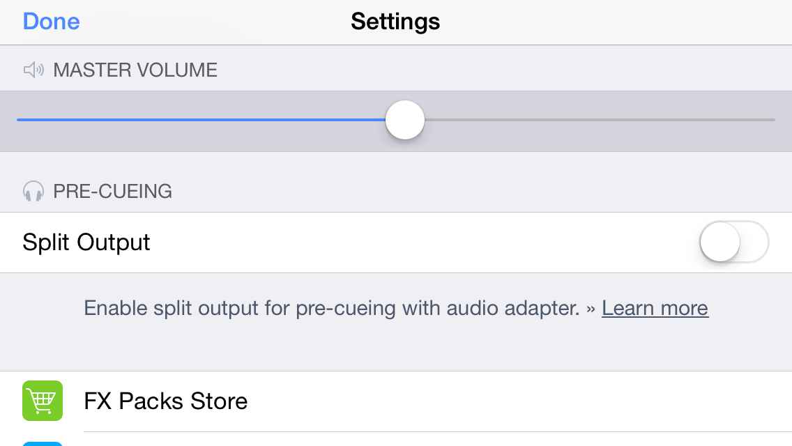 djay 2 Setting