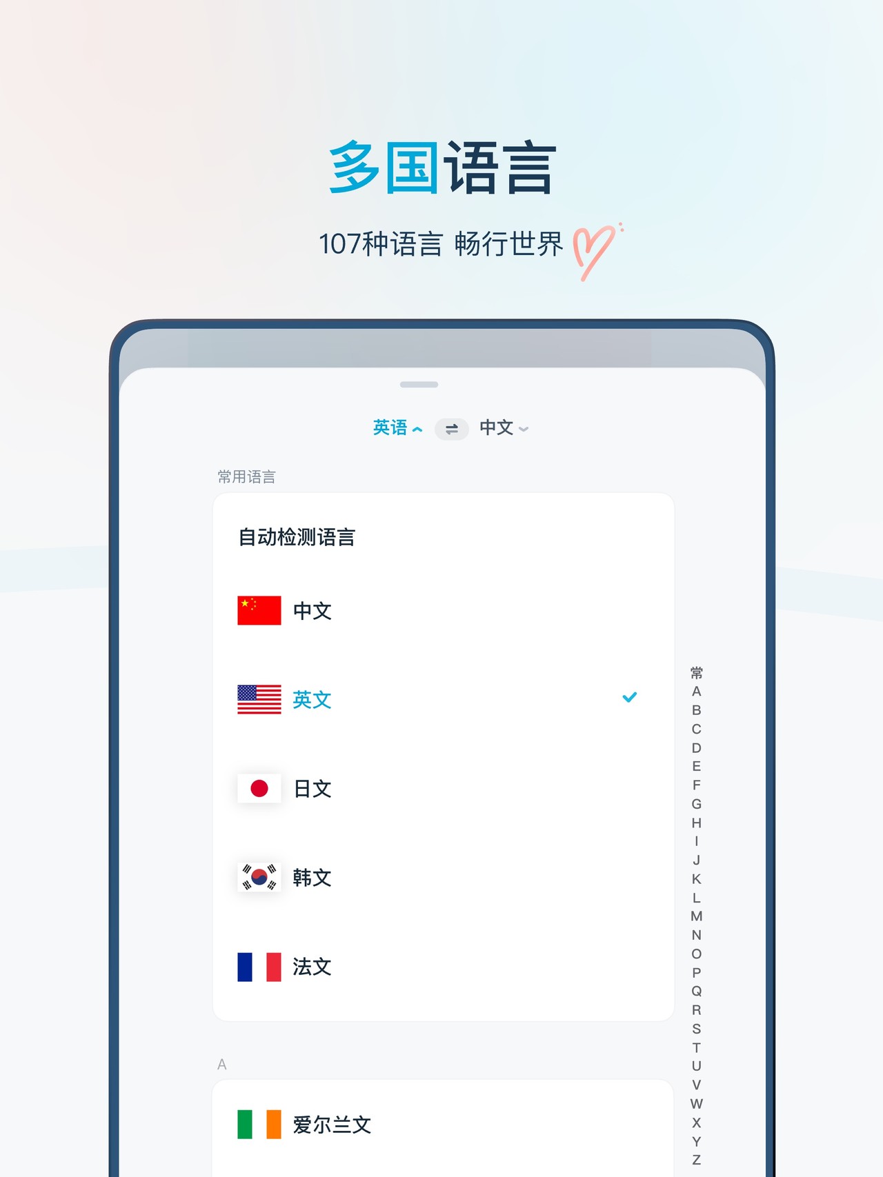 有道翻译官-107种语言翻译 iPad screenshot 5