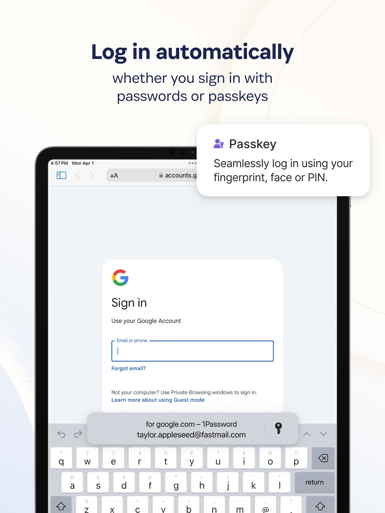 1Password: Password Manager iPad screenshot 3