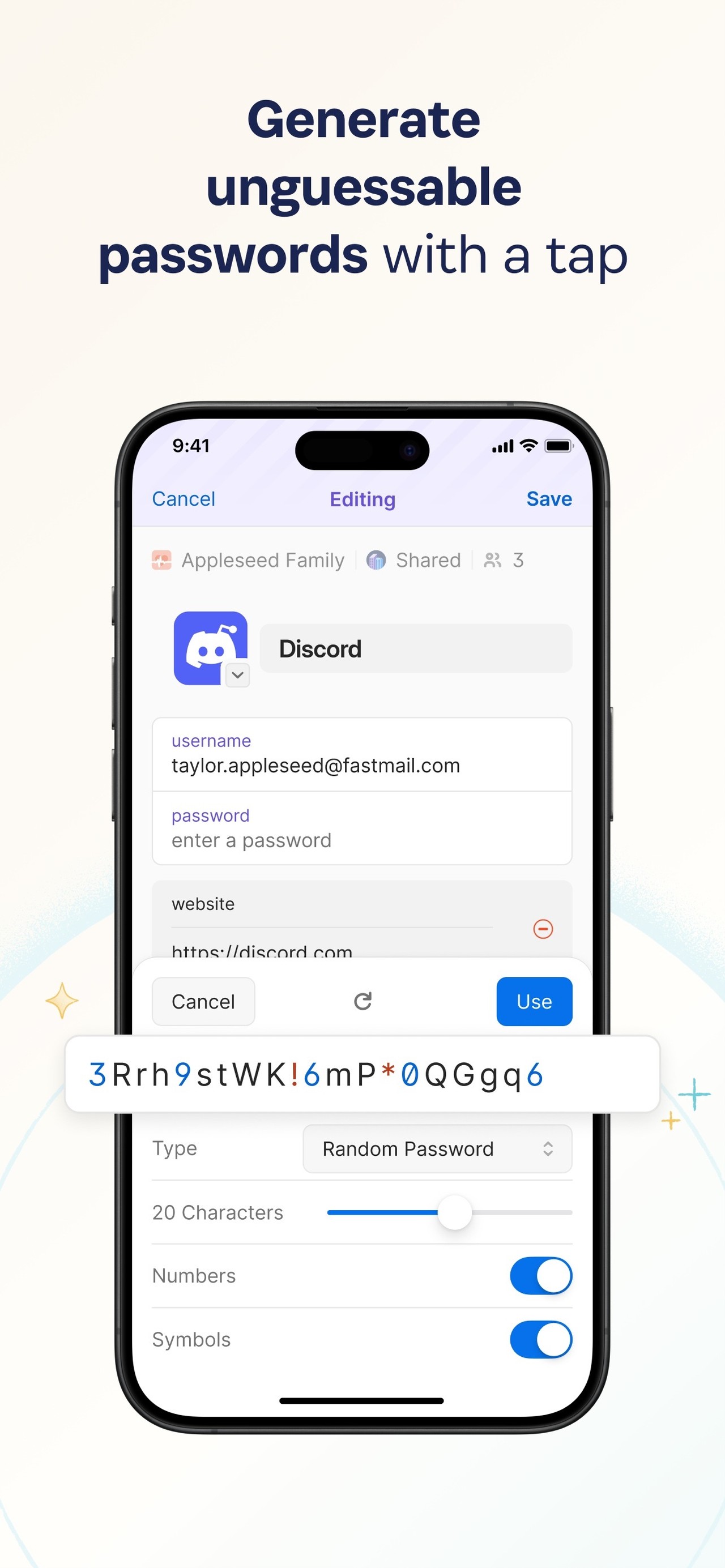 1Password: Password Manager iPhone screenshot 3