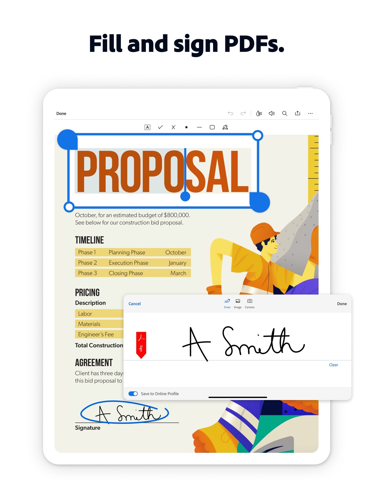Adobe Acrobat Reader: Edit PDF iPad screenshot 3