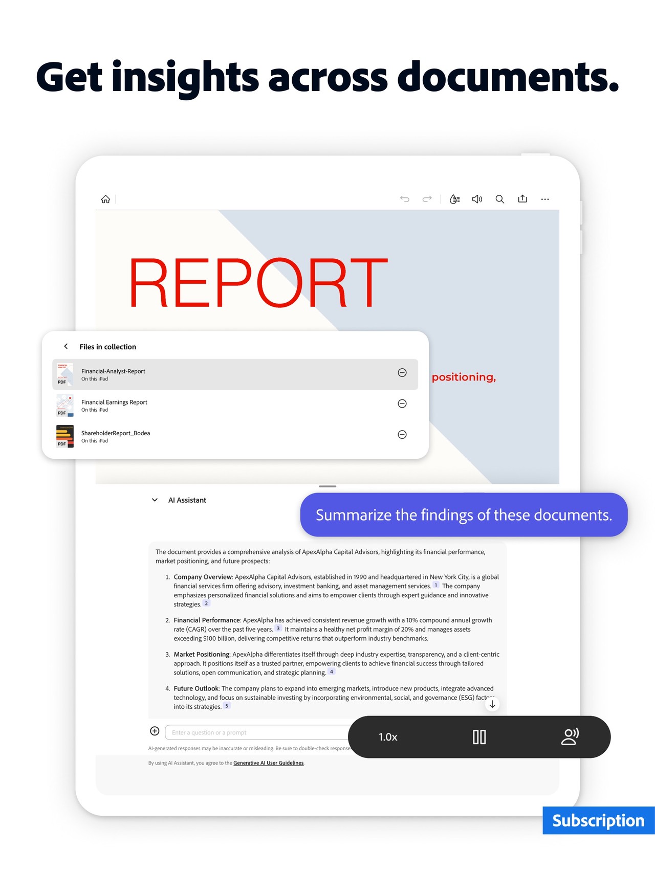 Adobe Acrobat Reader: Edit PDF iPad screenshot 4