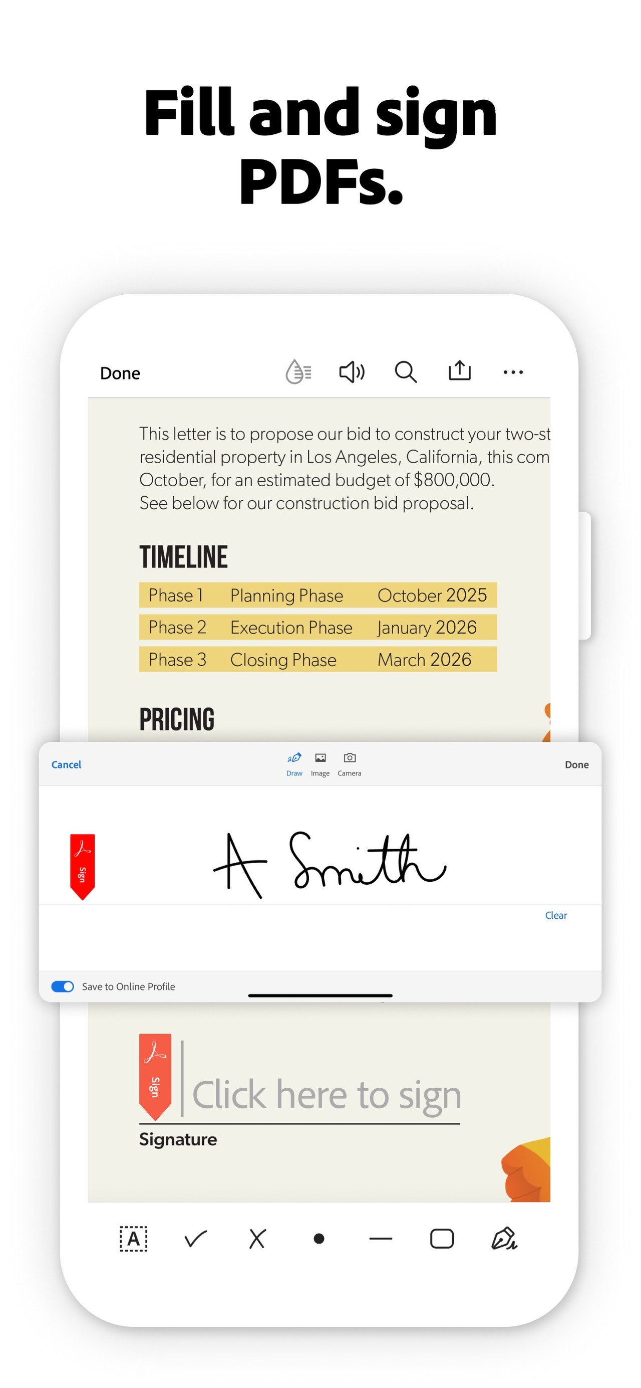 Adobe Acrobat Reader: Edit PDF iPhone screenshot 3