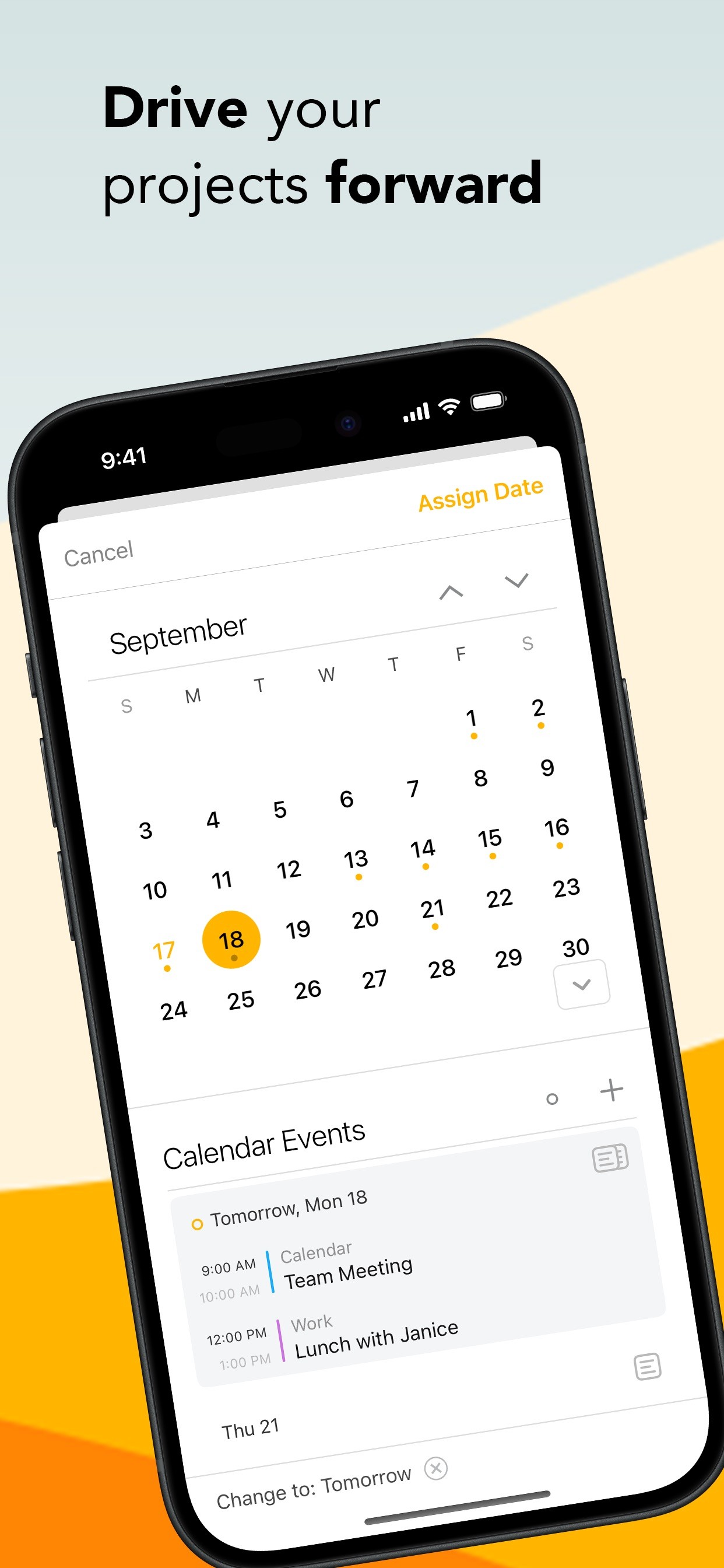 Agenda: Notes meets Calendar iPhone screenshot 5