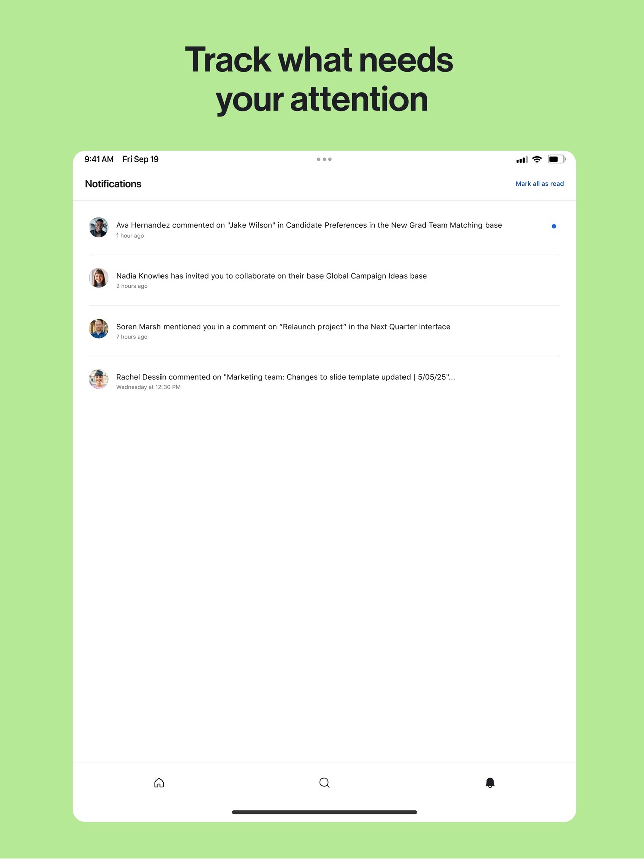 Airtable iPad screenshot 2