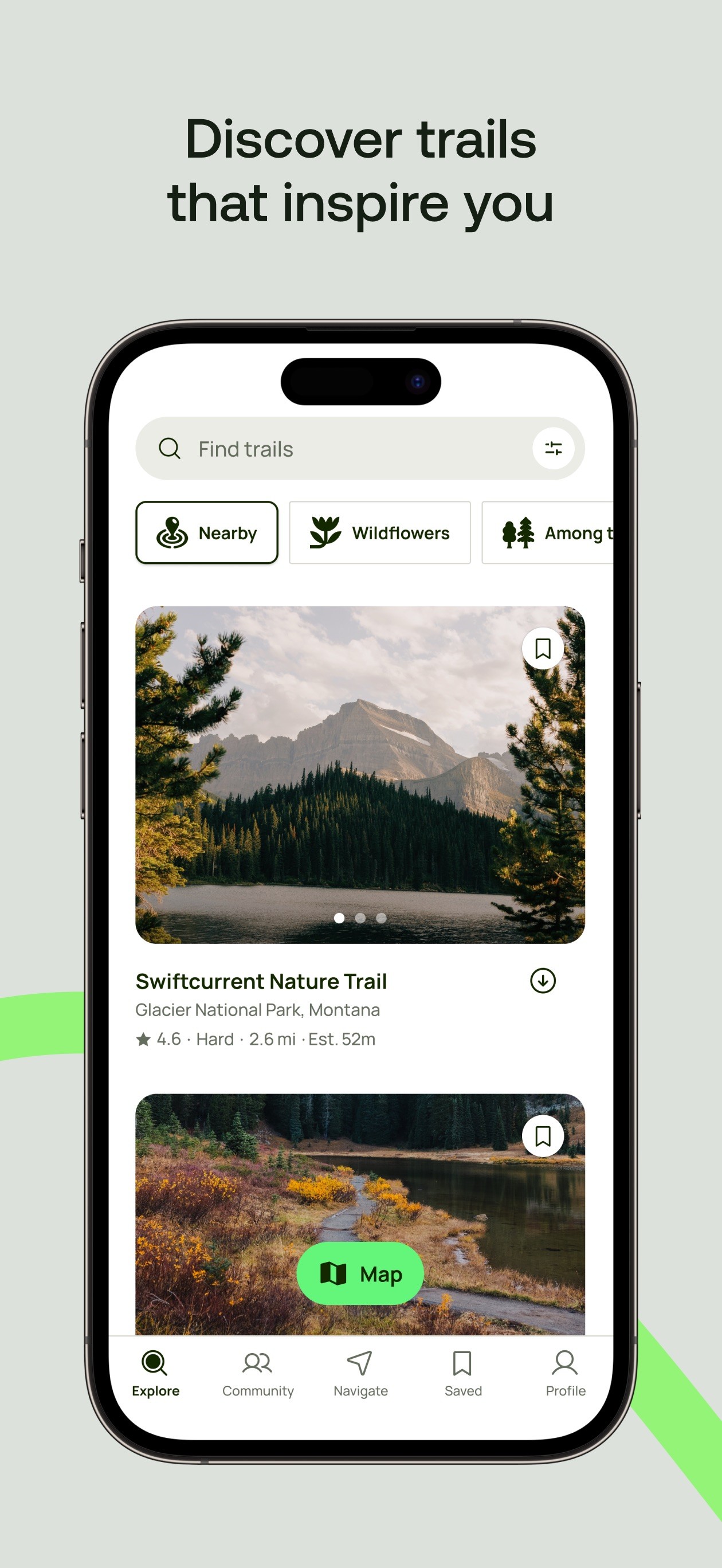 AllTrails: Hike, Bike & Run iPhone screenshot 2
