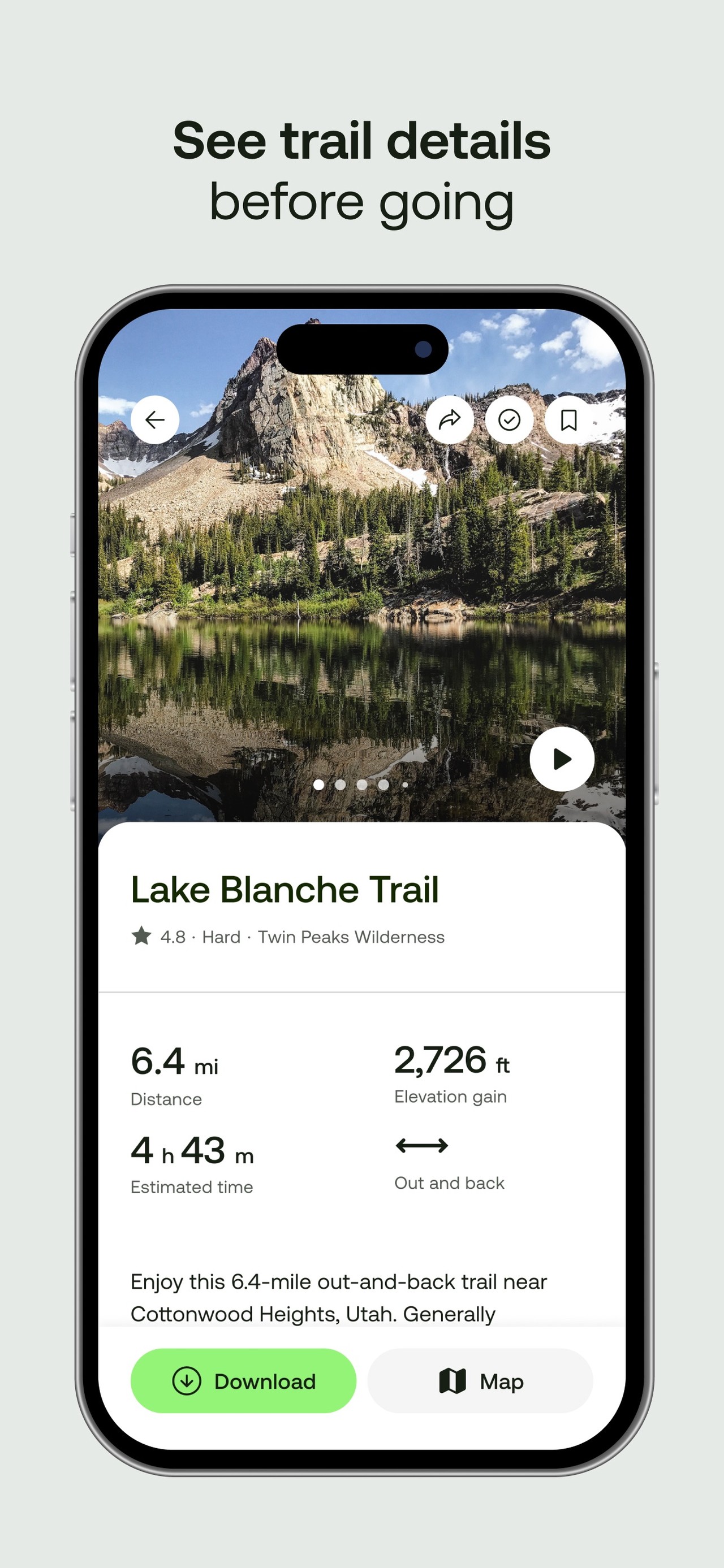 AllTrails: Hike, Bike & Run iPhone screenshot 3