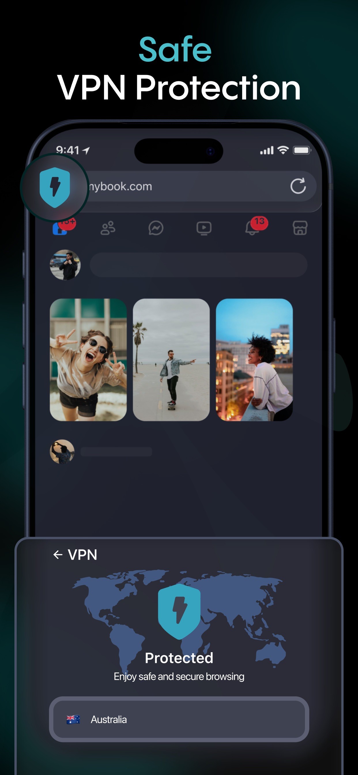 Aloha Browser - Private VPN iPhone screenshot 2
