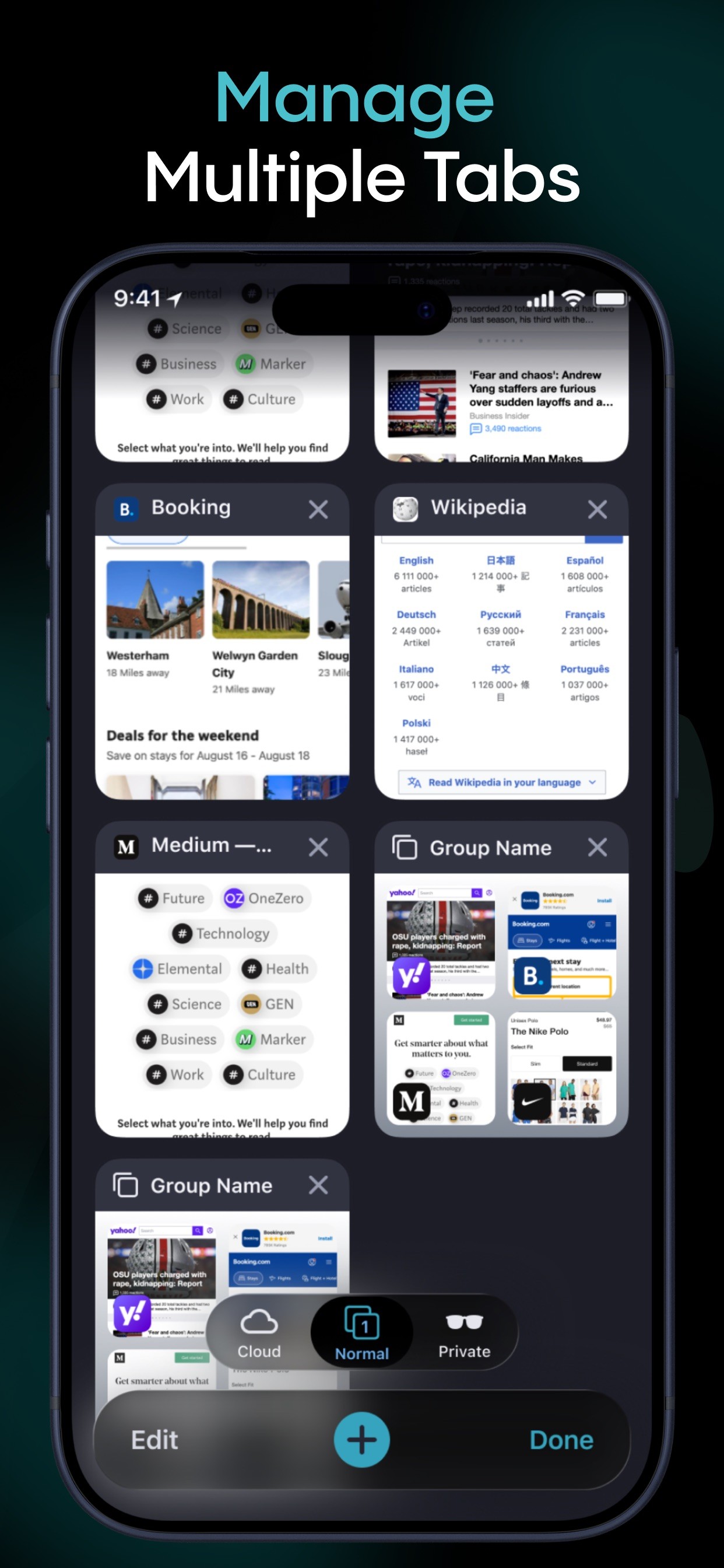 Aloha Browser - Private VPN iPhone screenshot 6