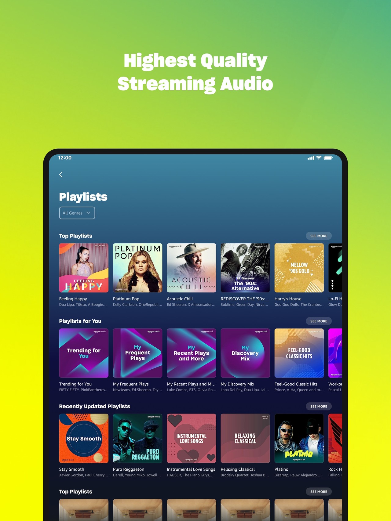 Amazon Music: Songs & Podcasts iPad screenshot 4