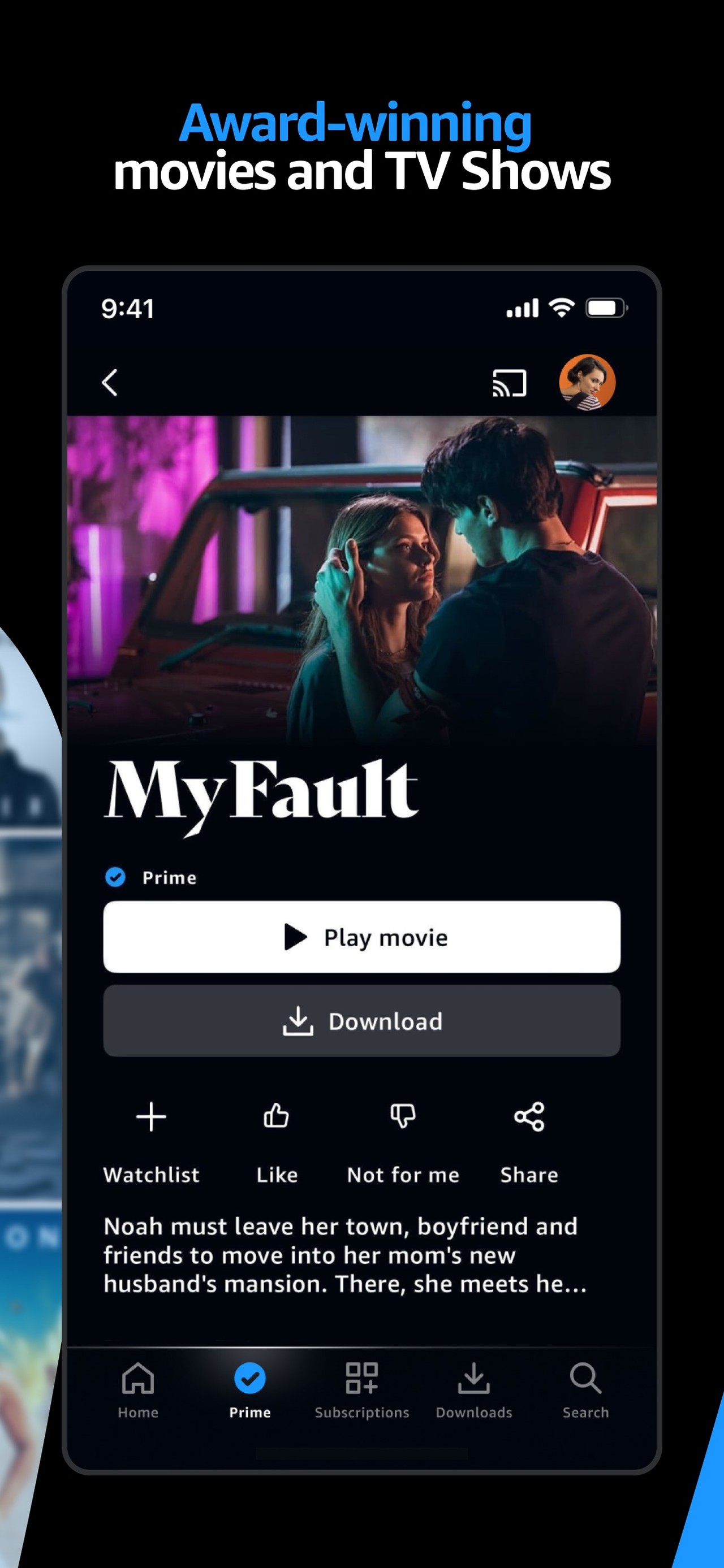Amazon Prime Video iPhone screenshot 3
