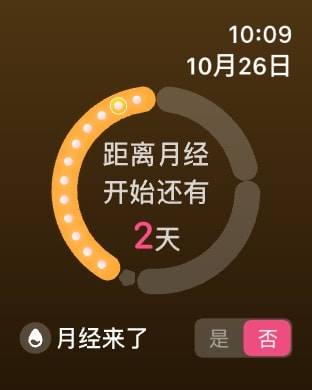 美柚 - 经期·备孕·怀孕·育儿&亲友版 Apple Watch screenshot 1