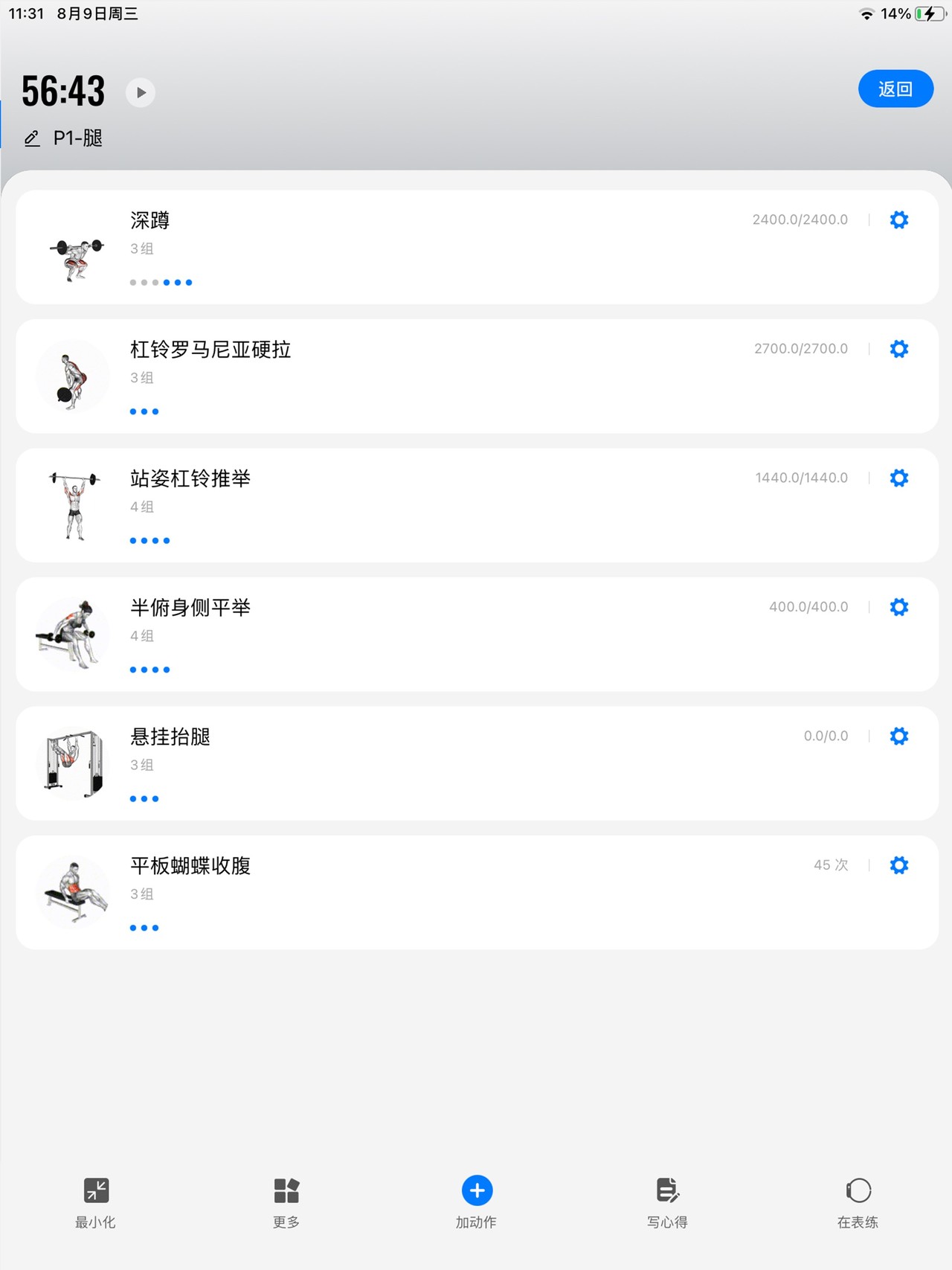 训记 - 训练计划专家 iPad screenshot 4