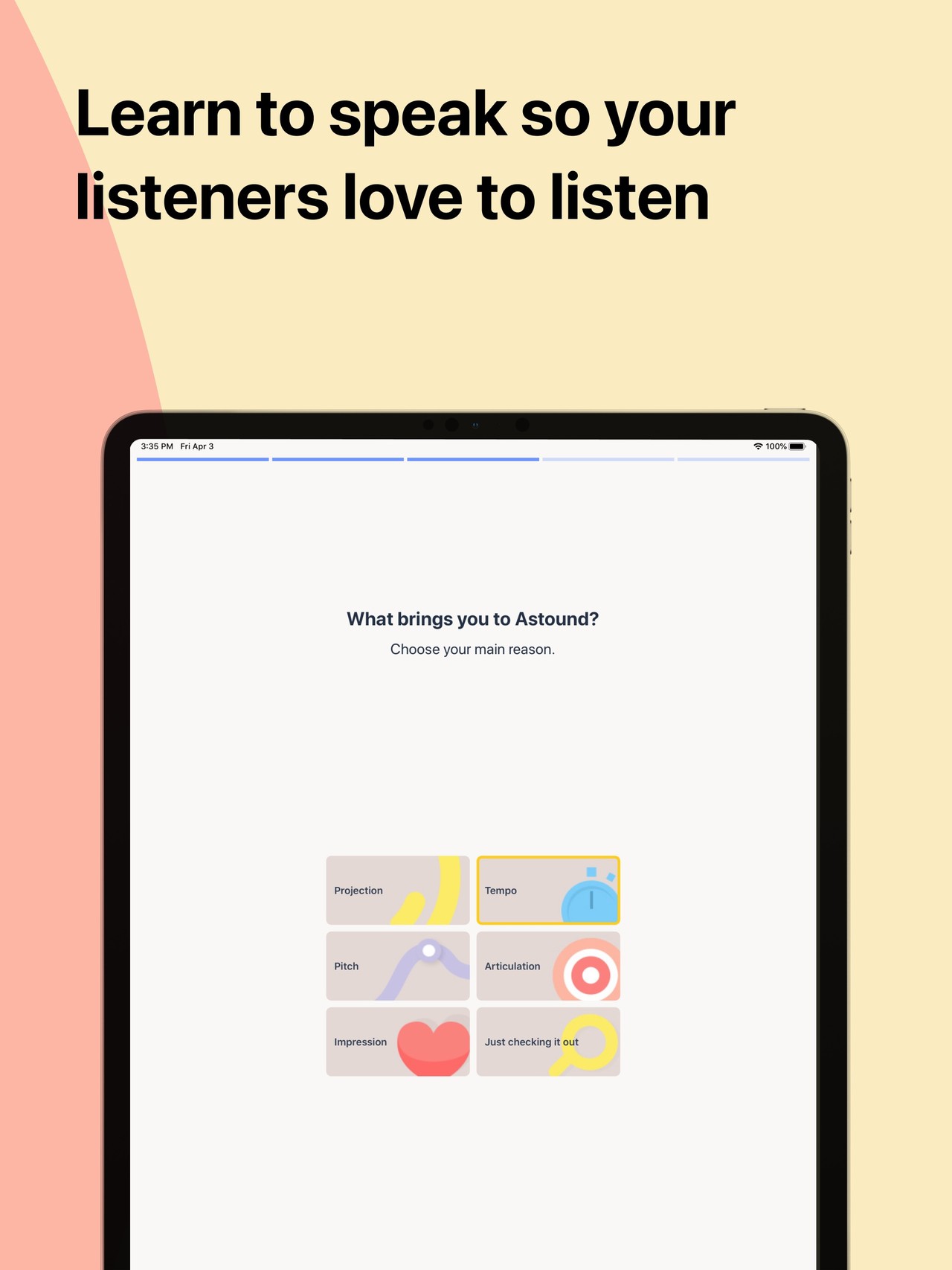 Astound - Voice & Speech Coach iPad screenshot 3