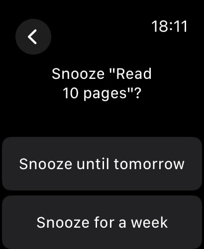 Atoms - from Atomic Habits Apple Watch screenshot 4