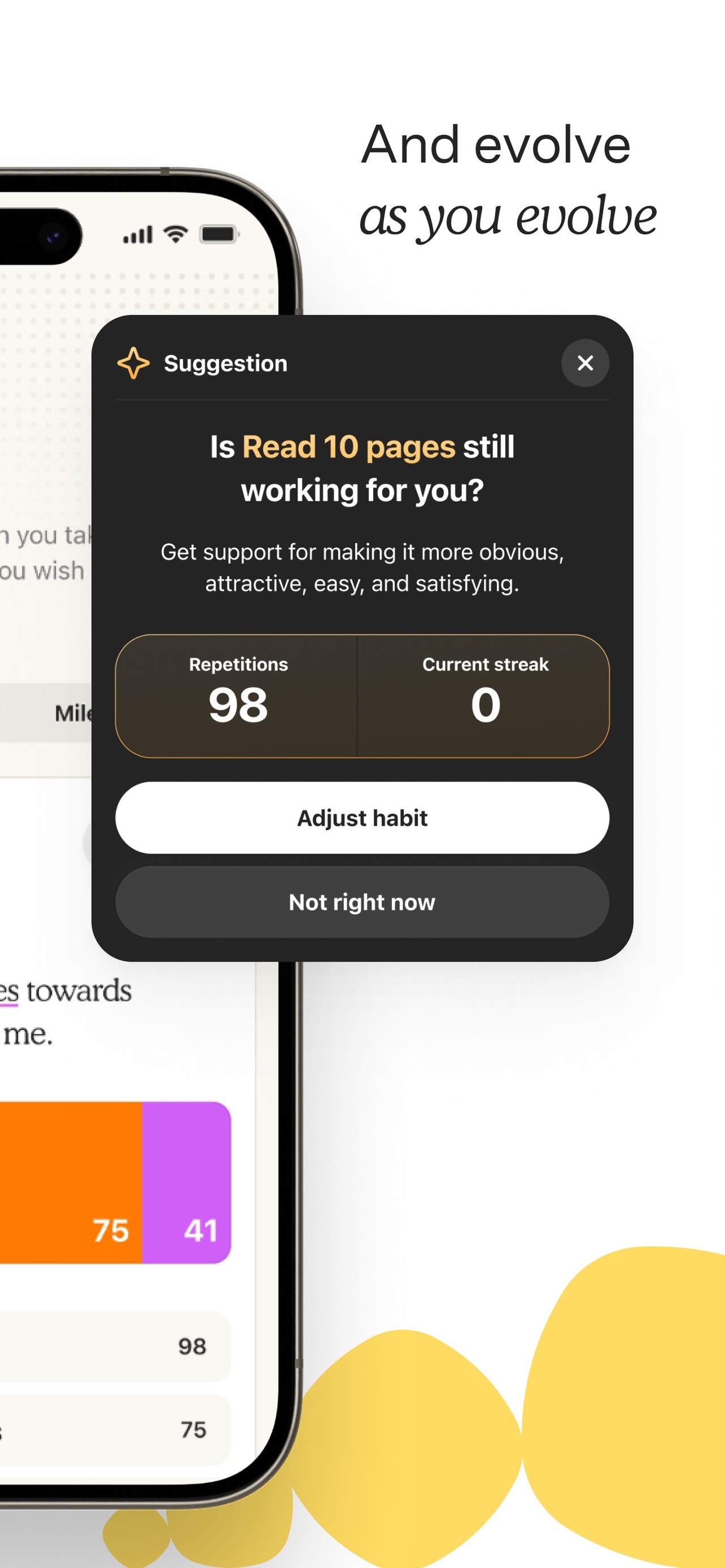Atoms - from Atomic Habits iPhone screenshot 5