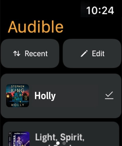 Audible: Audiobooks & Podcasts Apple Watch screenshot 5