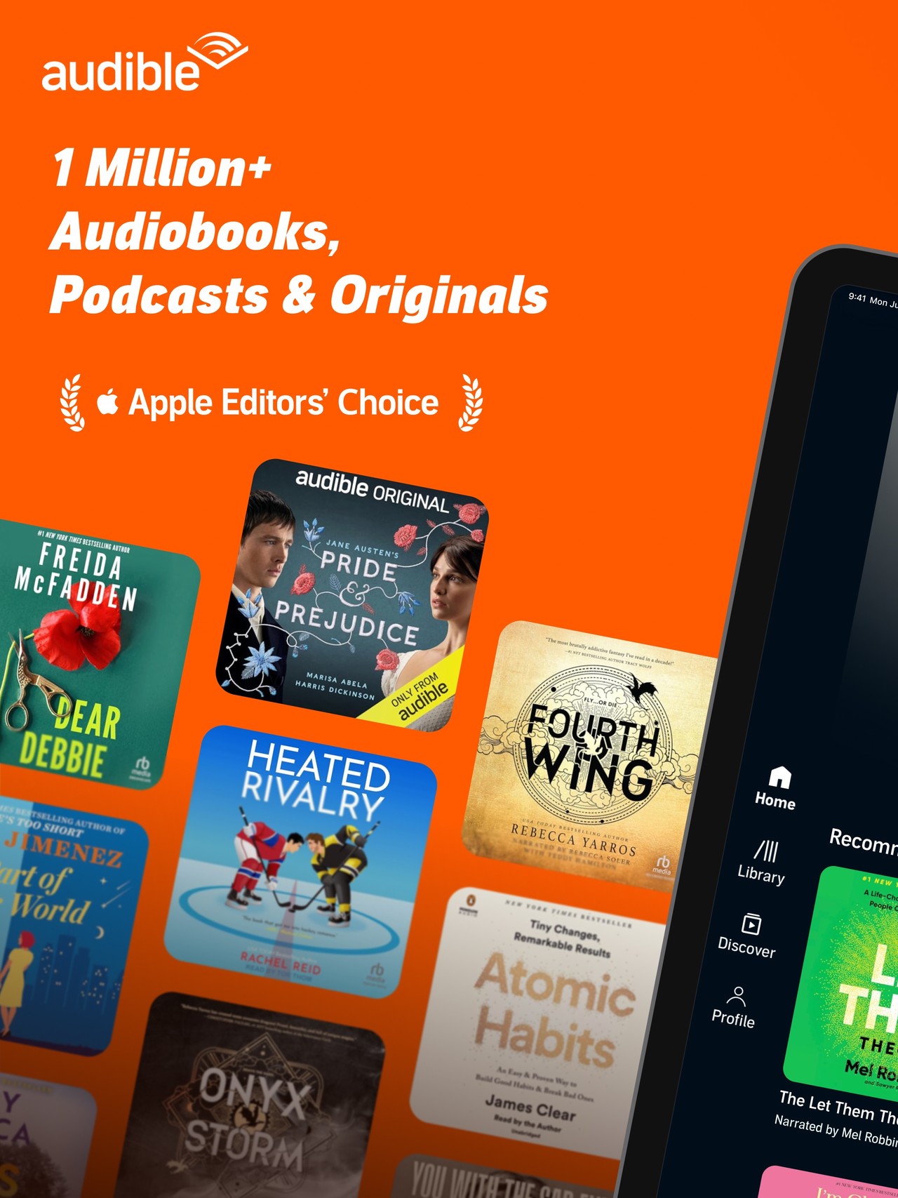 Audible: Audiobooks & Podcasts iPad screenshot 1