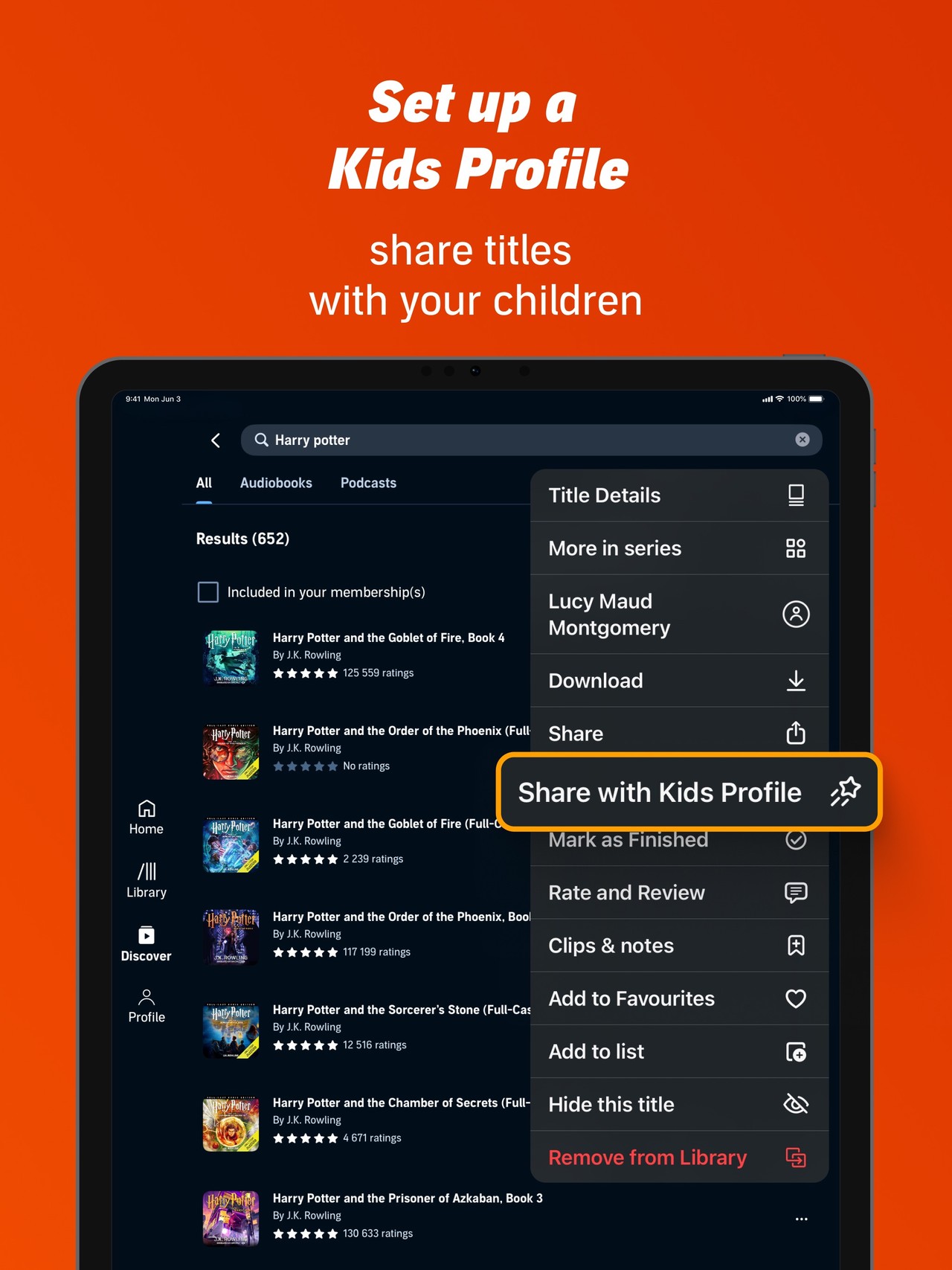 Audible: Audiobooks & Podcasts iPad screenshot 4