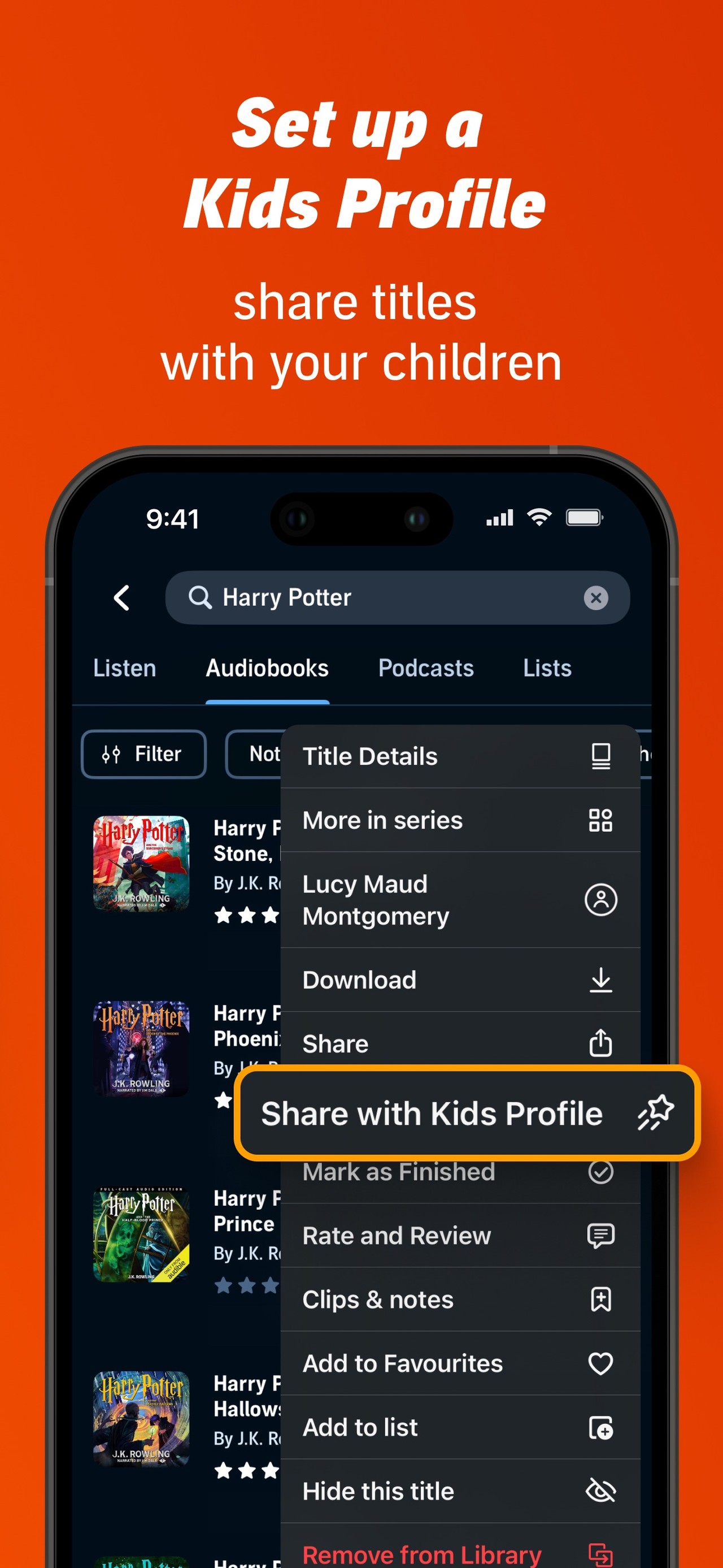 Audible: Audiobooks & Podcasts iPhone screenshot 4