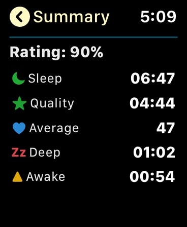 AutoSleep: Watch Sleep Tracker Apple Watch screenshot 5