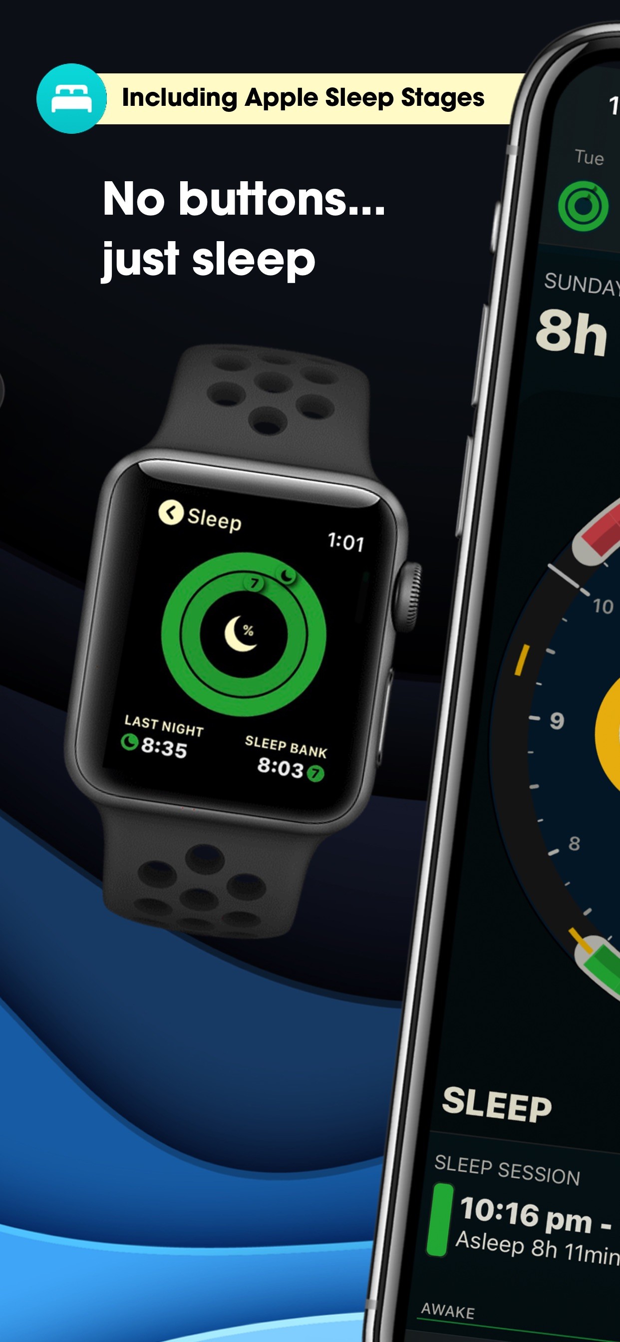 AutoSleep: Watch Sleep Tracker iPhone screenshot 2