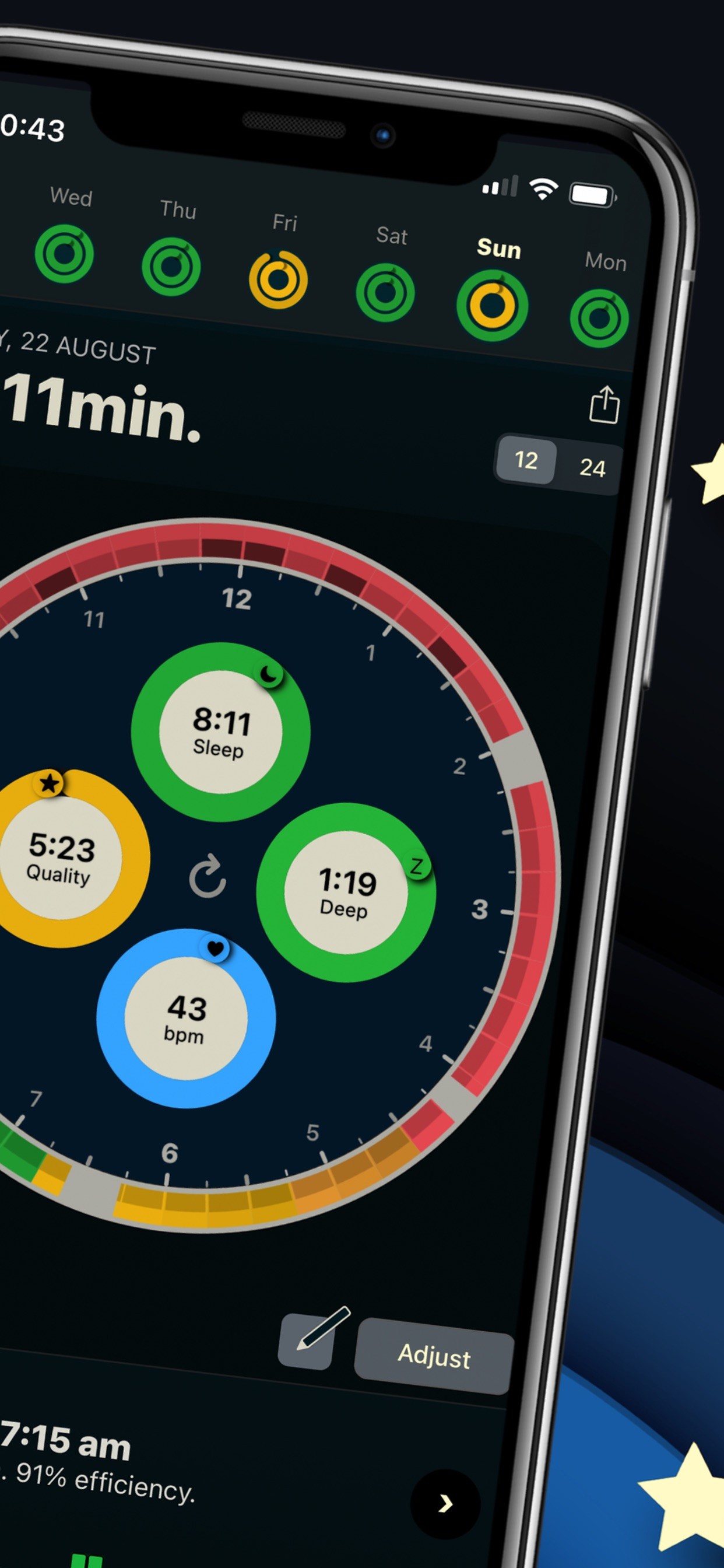 AutoSleep: Watch Sleep Tracker iPhone screenshot 3