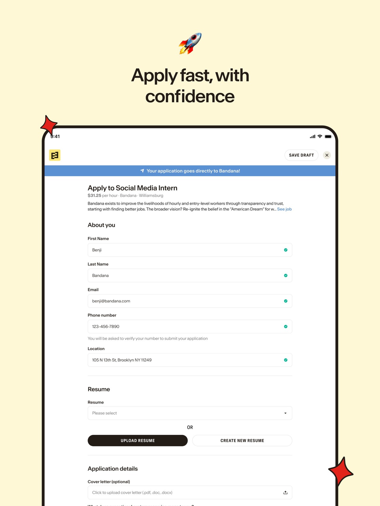 Bandana Job Search iPad screenshot 5