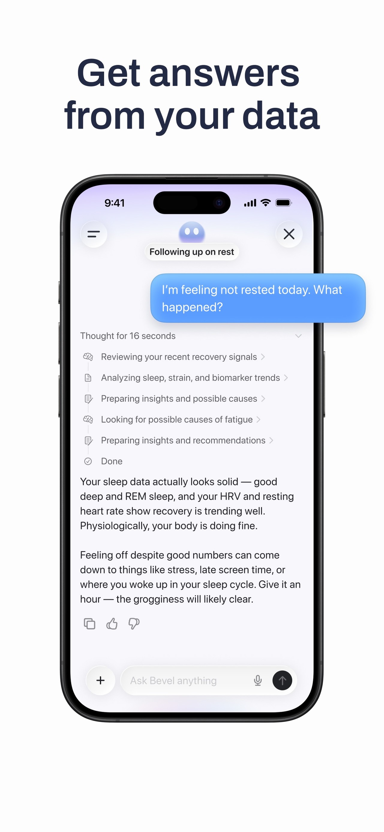 Bevel: AI Health Coach iPhone screenshot 6