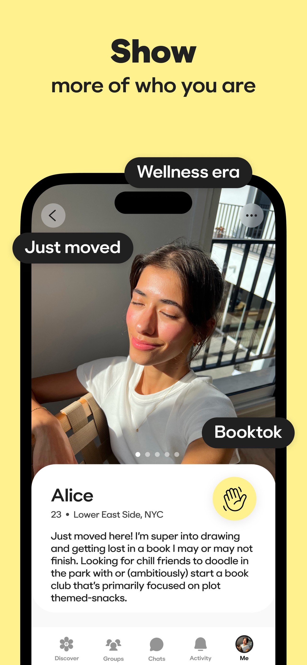 BFF: Make Friends. By Bumble. iPhone screenshot 2