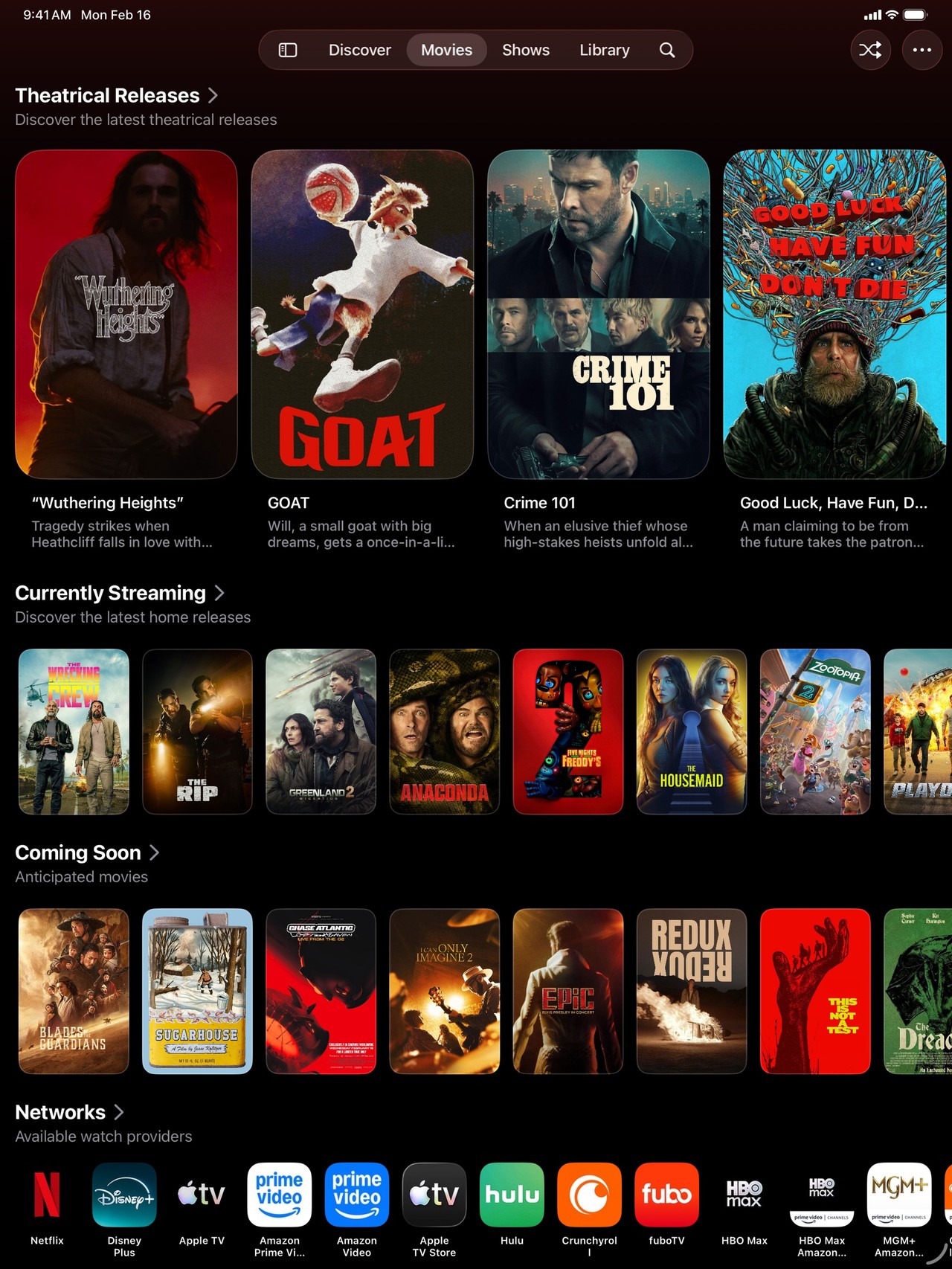 Binge: Movies and Shows iPad screenshot 3