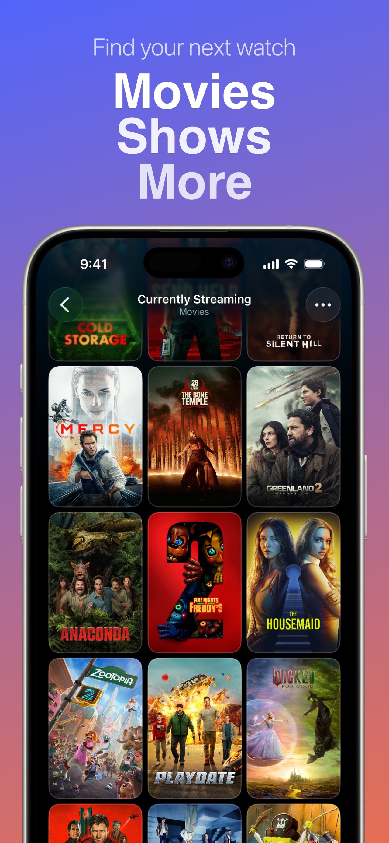 Binge: Movies and Shows iPhone screenshot 4