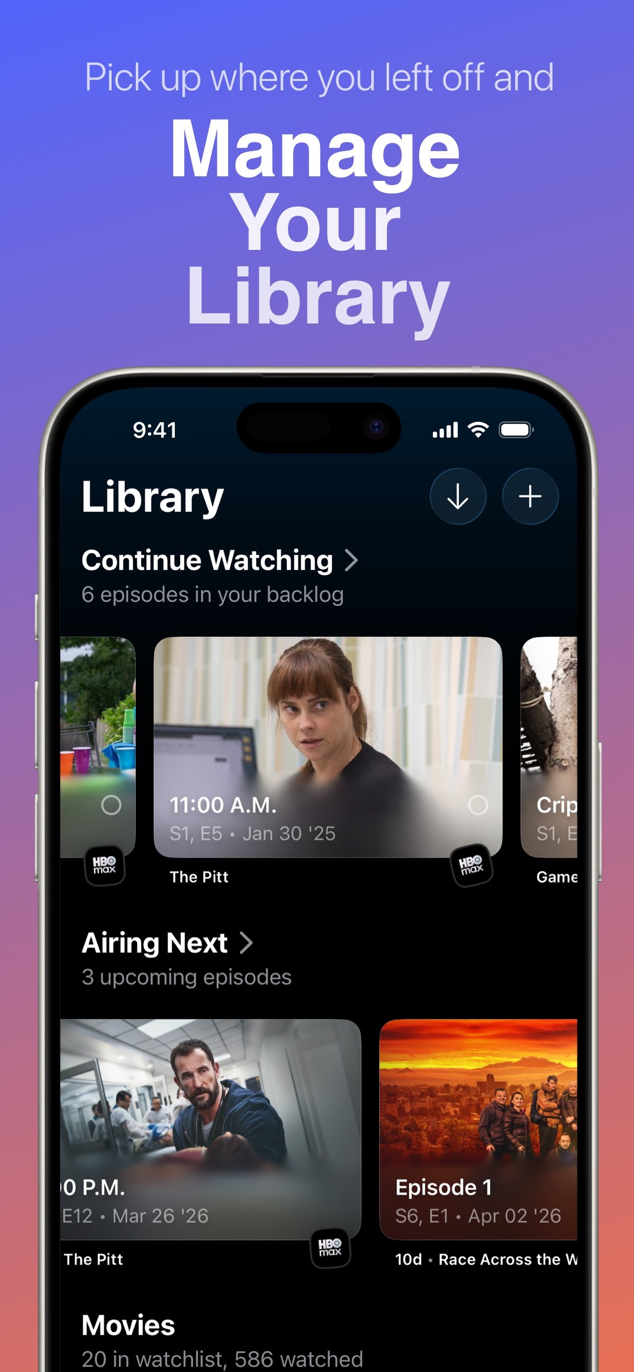 Binge: Movies and Shows iPhone screenshot 5