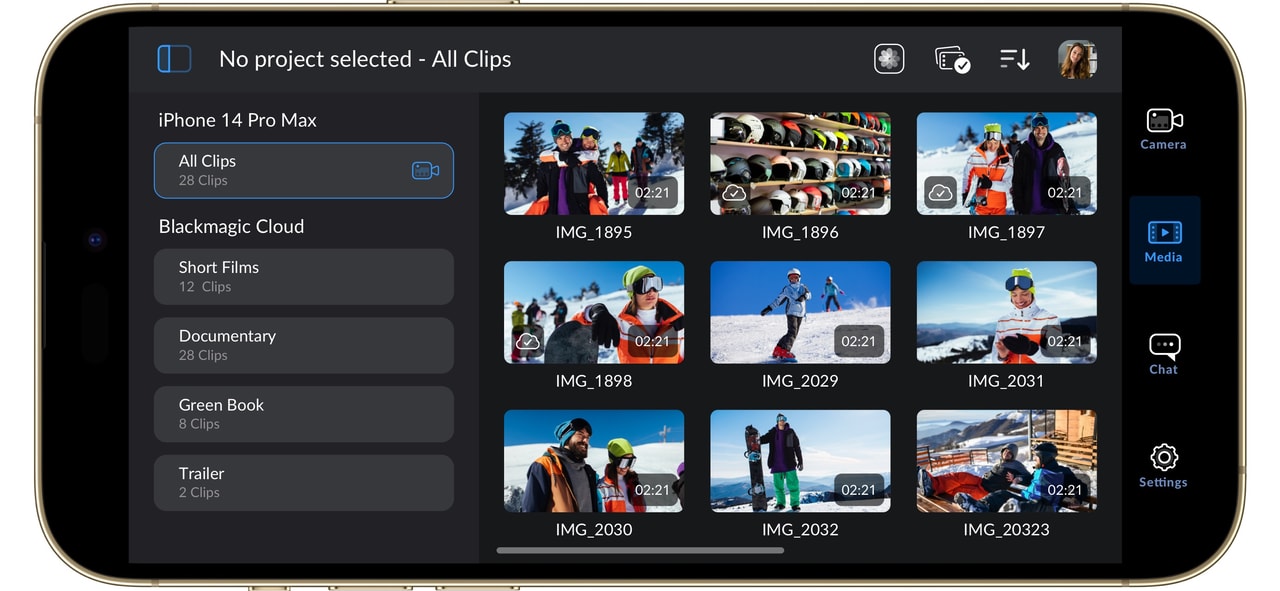 Blackmagic Camera iPhone screenshot 6